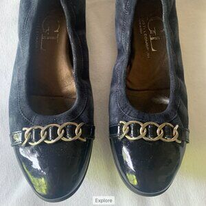 AGL Monika Cap Toe Flats, Size 10